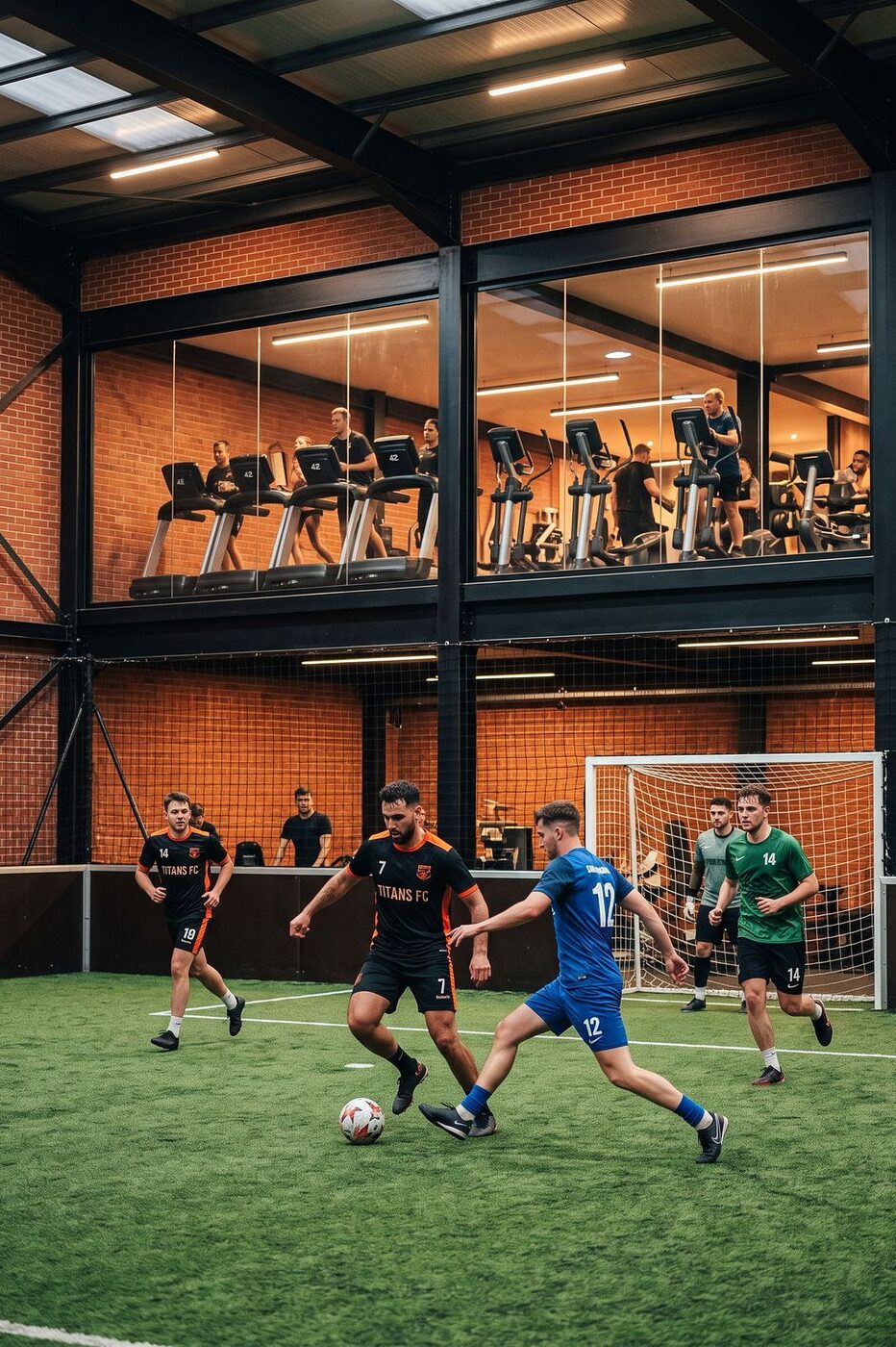 The pitch, the gym, the pool. Four days a week, whether there's football on or not.