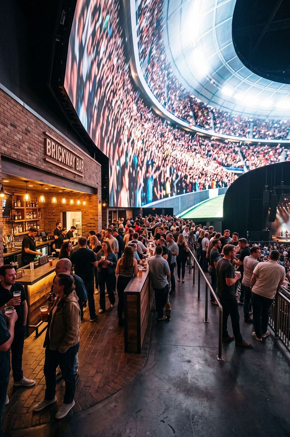 General admission, standing room, and yes — a real away section.