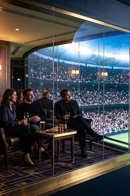 One hundred seats behind glass. Members only. You can't buy your way in.